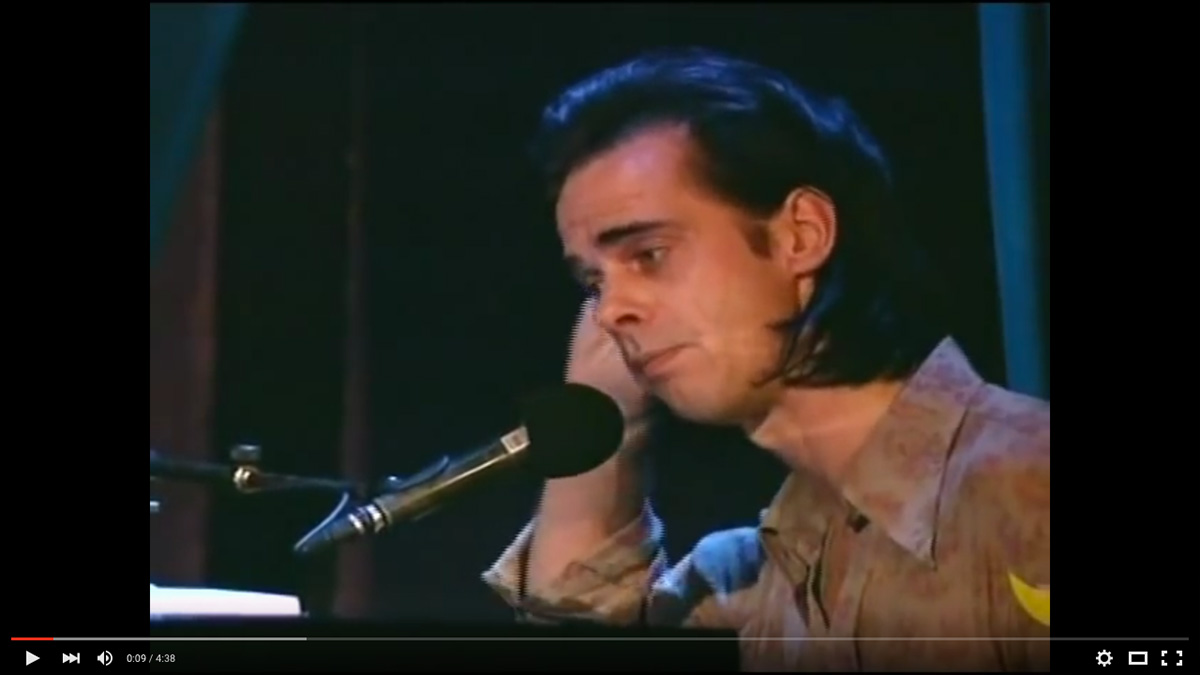 Nick Cave And The Bad Seeds "Into My Arms" auf youtube